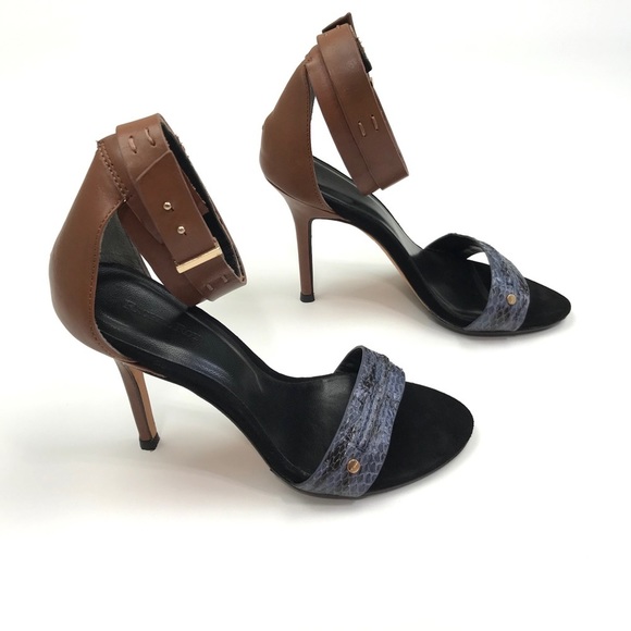 NEW {Rachel Roy} Osana Snake Ankle-Wrap Sandal - Picture 1 of 8